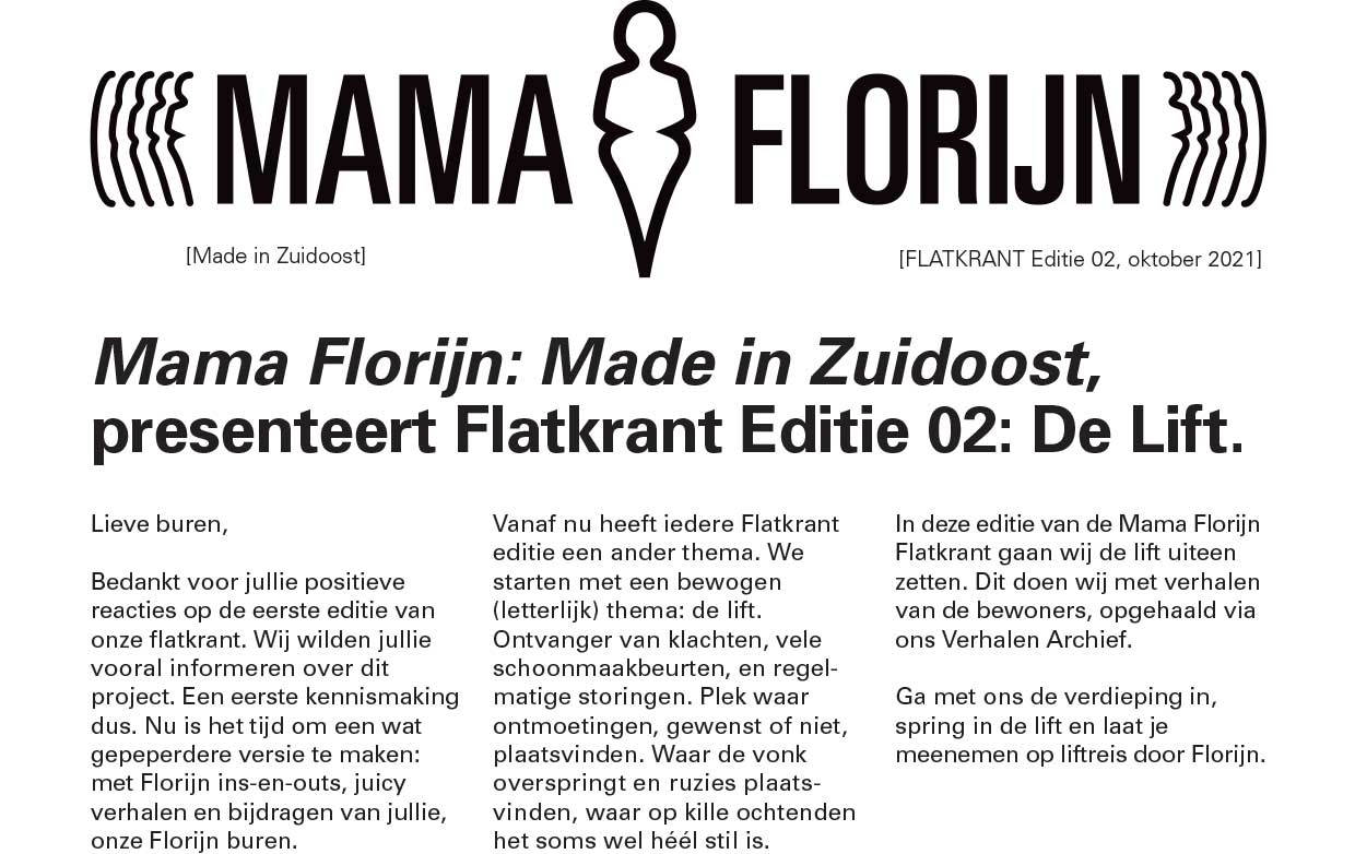 mama florijn flatkrant nr. 2
